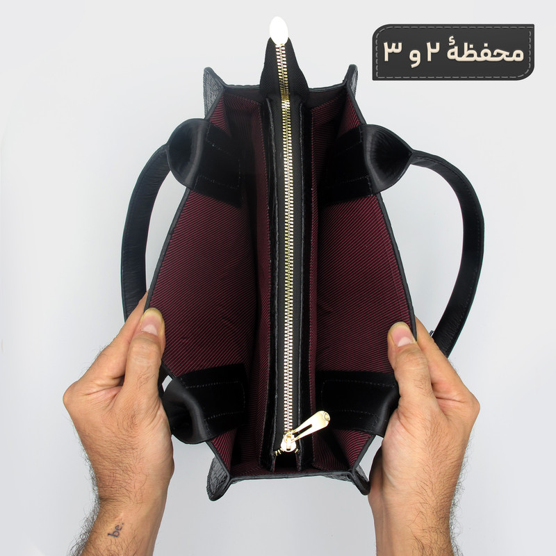 کیف دستی زنانه مدل چرم طبیعی کد 129F