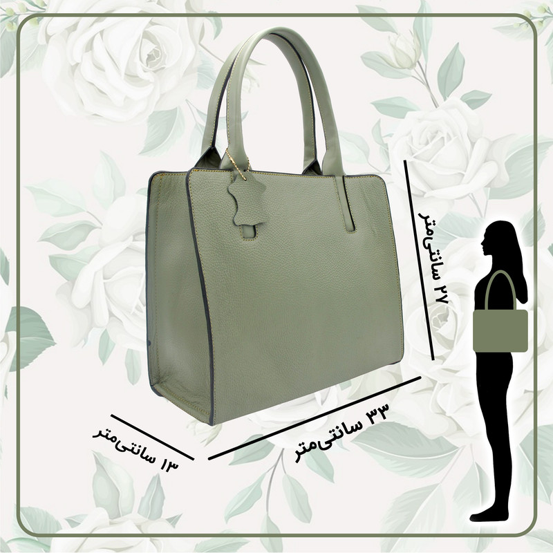 کیف دستی زنانه مدل چرم طبیعی کد 129F
