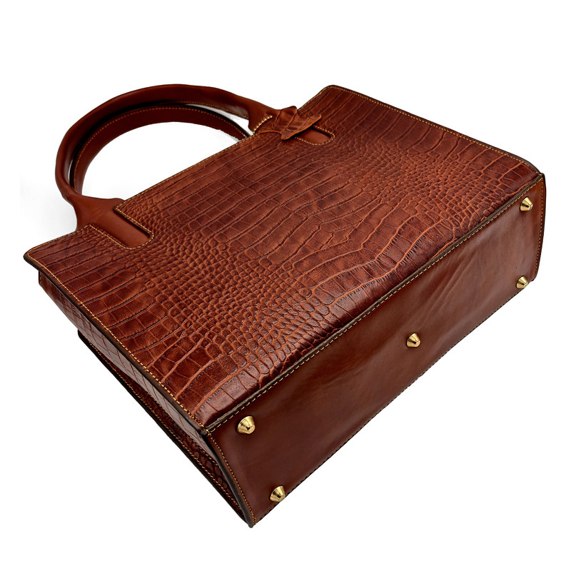 کیف دوشی زنانه مدل چرم طبیعی کد 129C
