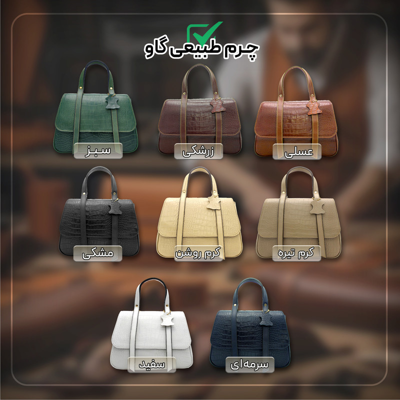 کیف دستی زنانه مدل چرم طبیعی کد FTH146C