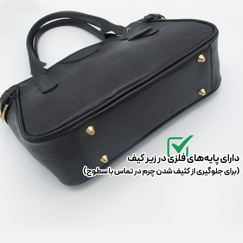 کیف دوشی زنانه مدل چرم طبیعی کد 145L