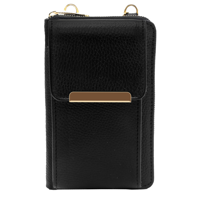 کیف دوشی زنانه مدل چرم طبیعی کد 117F