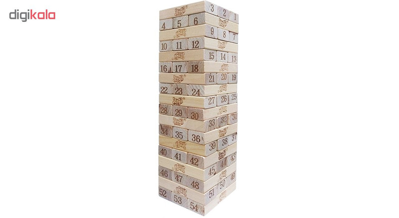 بازی فکری طرح جنگا مدل classic hardwood
