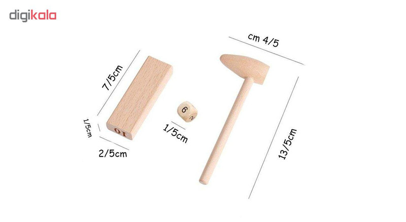 بازی فکری طرح جنگا مدل classic hardwood
