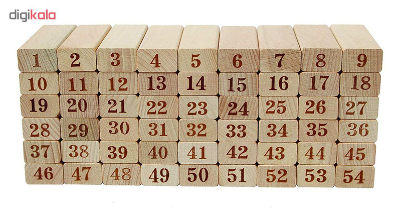 بازی فکری طرح جنگا مدل classic hardwood