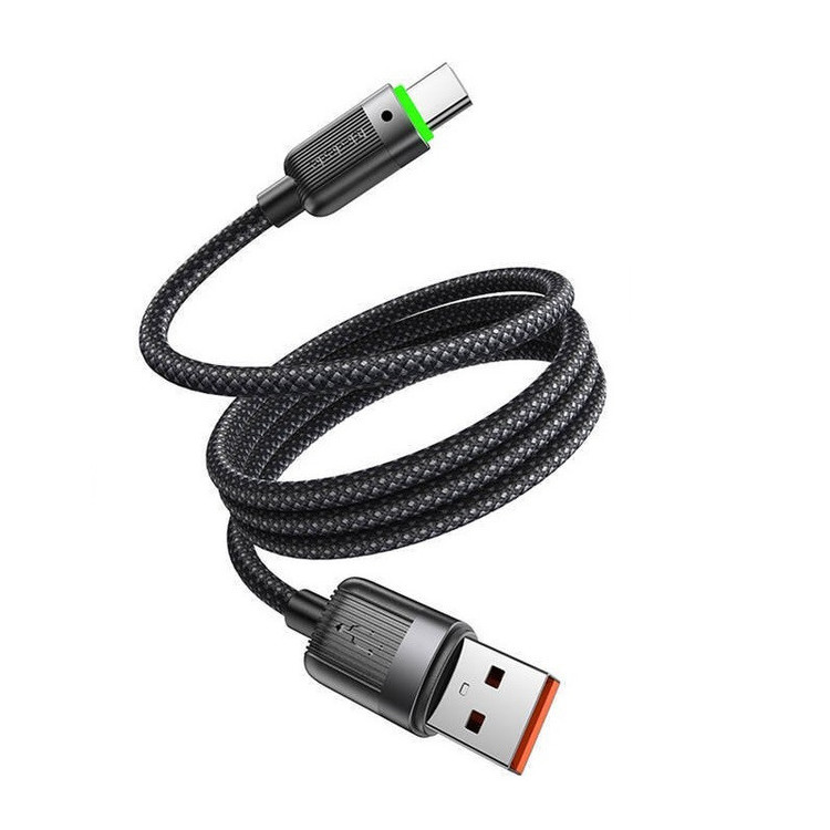 کابل تبدیل USB به USB-C مک دودو مدل CA-565 Magnetic Self-Winding طول 1.2 متر