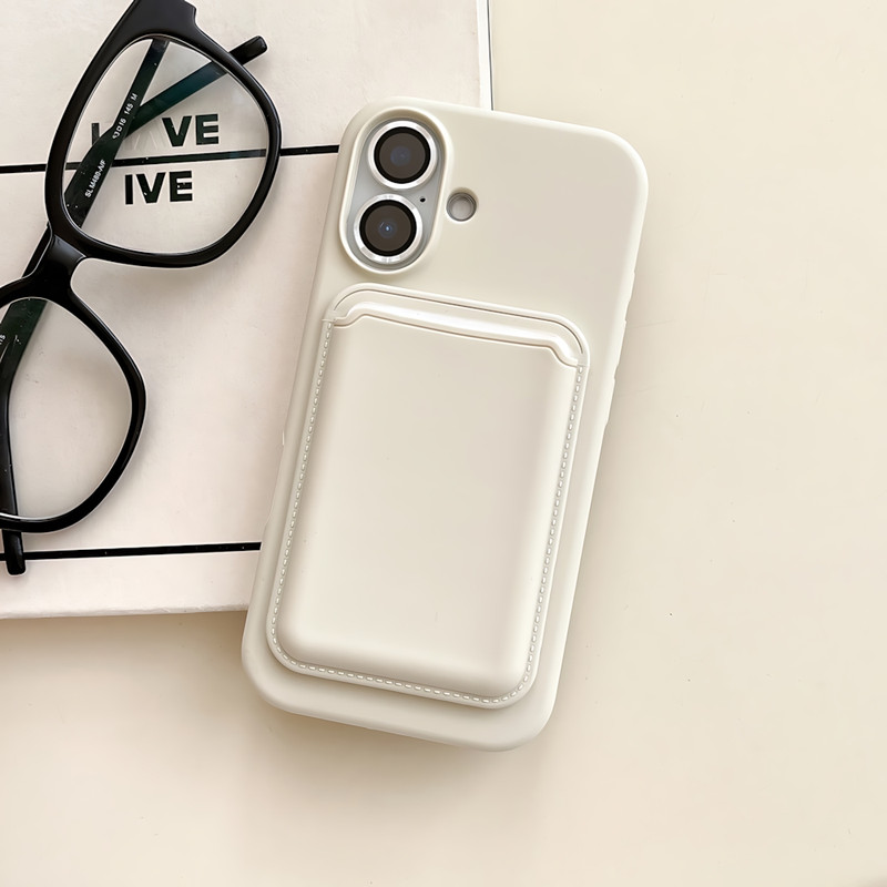 کاور مدل lyria مناسب برای گوشی موبایل اپل iPhone 16 به همراه جاکارتی