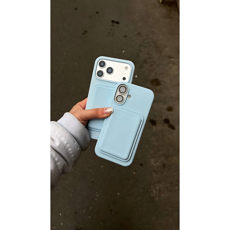 کاور مدل lyria مناسب برای گوشی موبایل اپل iPhone 16 به همراه جاکارتی