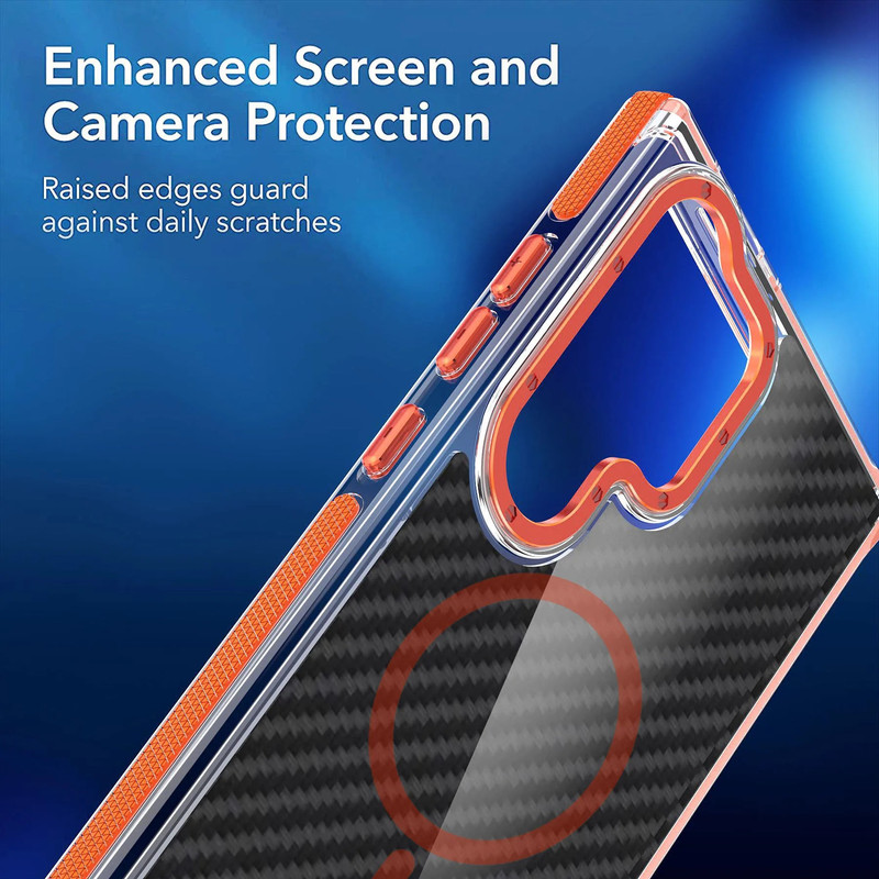 کاور مدل CarbonMag مناسب برای گوشی موبایل سامسونگ Galaxy S25 Ultra