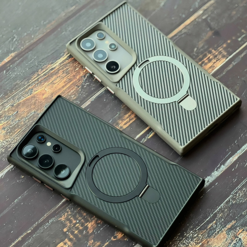 کاور مدل AeroCarbon مناسب برای گوشی موبایل سامسونگ Galaxy S25 Ultra