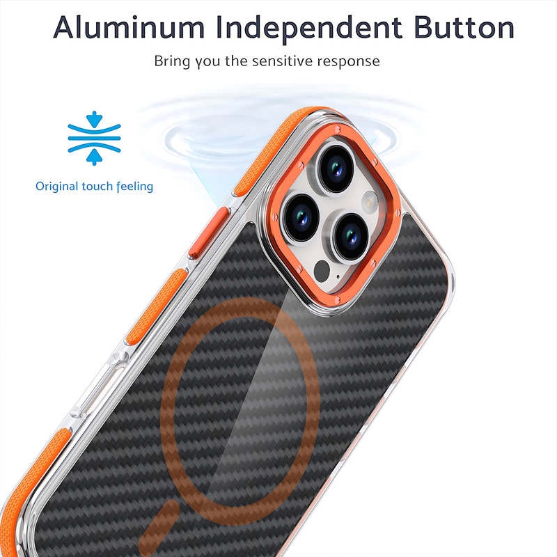 کاور مدل CarbonMag مناسب برای گوشی موبایل اپل iPhone 15