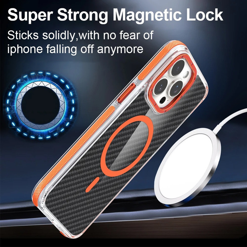 کاور مدل CarbonMag مناسب برای گوشی موبایل اپل iPhone 15 Pro Max