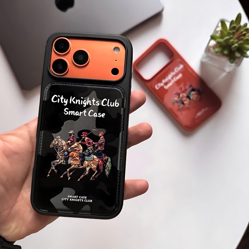 کاور پولو مدل CityKnight مناسب برای گوشی موبایل اپل iPhone 17 Pro Max