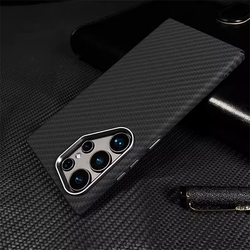 کاور مدل CarbonKev مناسب برای گوشی موبایل سامسونگ Galaxy S25 Ultra