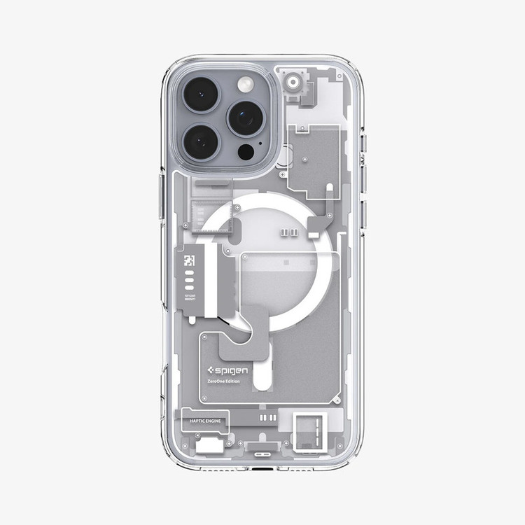 کاور اسپیگن مدل Ultra Hybrid Zero One مناسب برای گوشی موبایل اپل iPhone 16 Pro