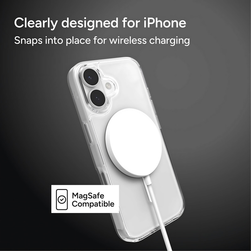 کاور زگ مدل Crystal Snap مناسب برای گوشی موبایل اپل iPhone 17