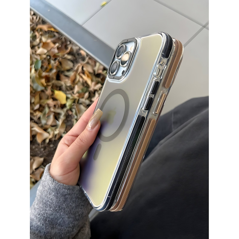 کاور مدل AuroraFlux مناسب برای گوشی موبایل اپل iPhone 13 Pro Max به همراه محافظ لنز