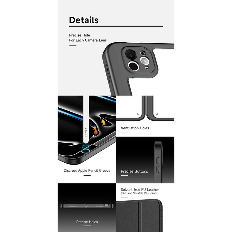 کیف کلاسوری دوکس دوکیس مدل MAGI مناسب برای تبلت اپل iPad Pro 13 (2024)