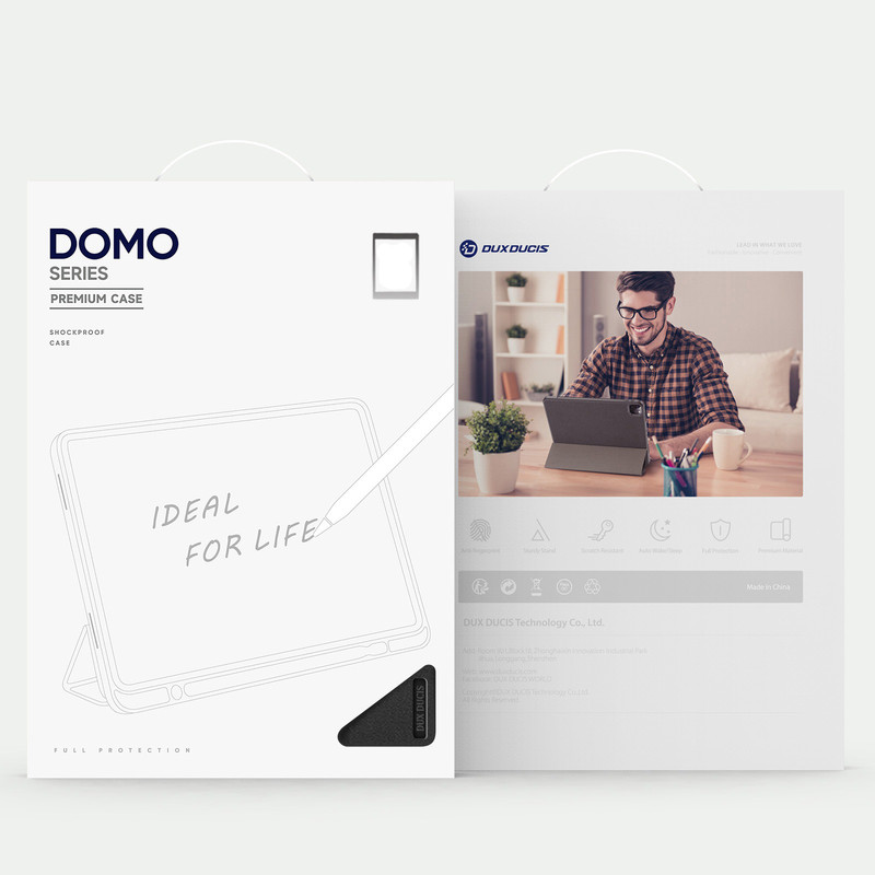 کیف کلاسوری دوکس دوکیس مدل Domo Flip مناسب برای تبلت اپل iPad Air 11 (2024)
