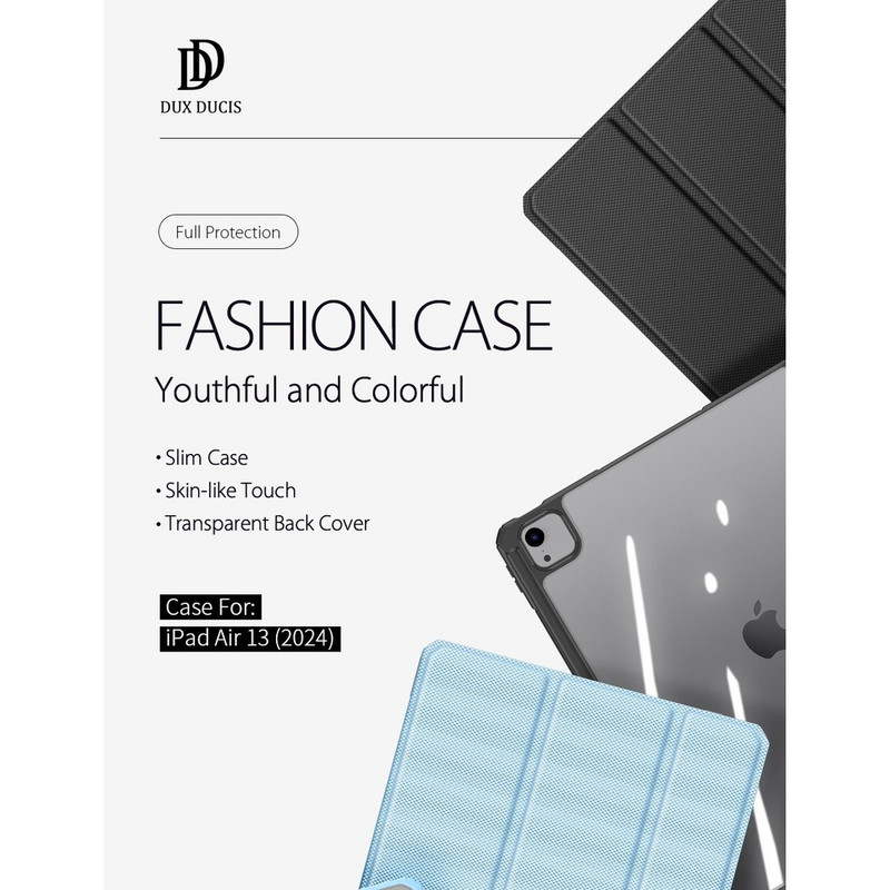 کیف کلاسوری دوکس دوکیس مدل Toby Flap مناسب برای تبلت اپل iPad Air 13 (2024) / iPad Pro 12.9 (2020/, 2021, 2022)