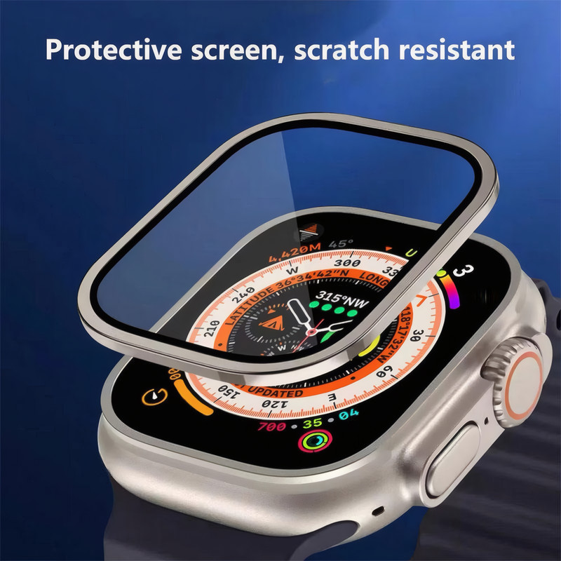 محافظ صفحه نمایش اسلیکتو مدل Sapphire مناسب برای اپل واچ 49 میلی متری