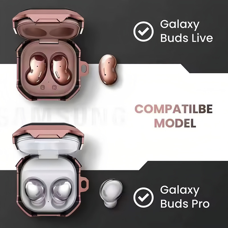 کاور مدل Simple مناسب برای هدفون بی سیم سامسونگ Galaxy Buds 2 / Buds Pro/ Buds 2 Pro / Buds Live