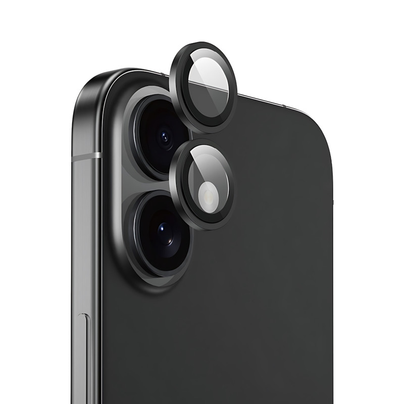 محافظ لنز دوربین شیشه‌ای اسپیگن مدل Optik Pro مناسب برای گوشی موبایل اپل iPhone 16