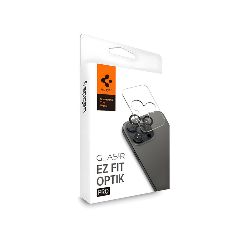 محافظ لنز دوربین شیشهای اسپیگن مدل Optik Pro مناسب برای گوشی موبایل اپل iPhone 16