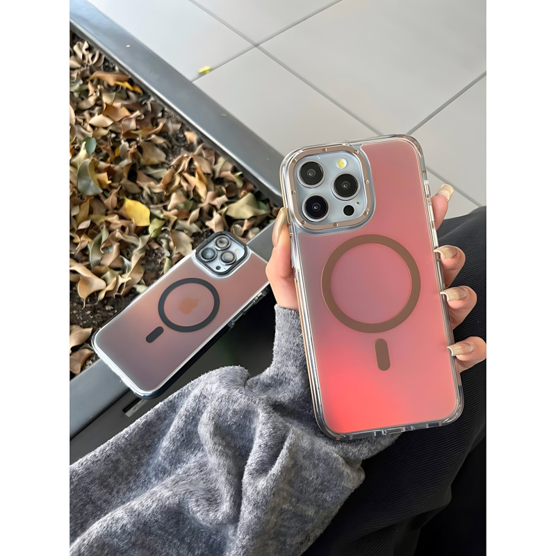 کاور مدل AuroraFlux مناسب برای گوشی موبایل اپل iPhone 12 Pro Max به همراه محافظ لنز