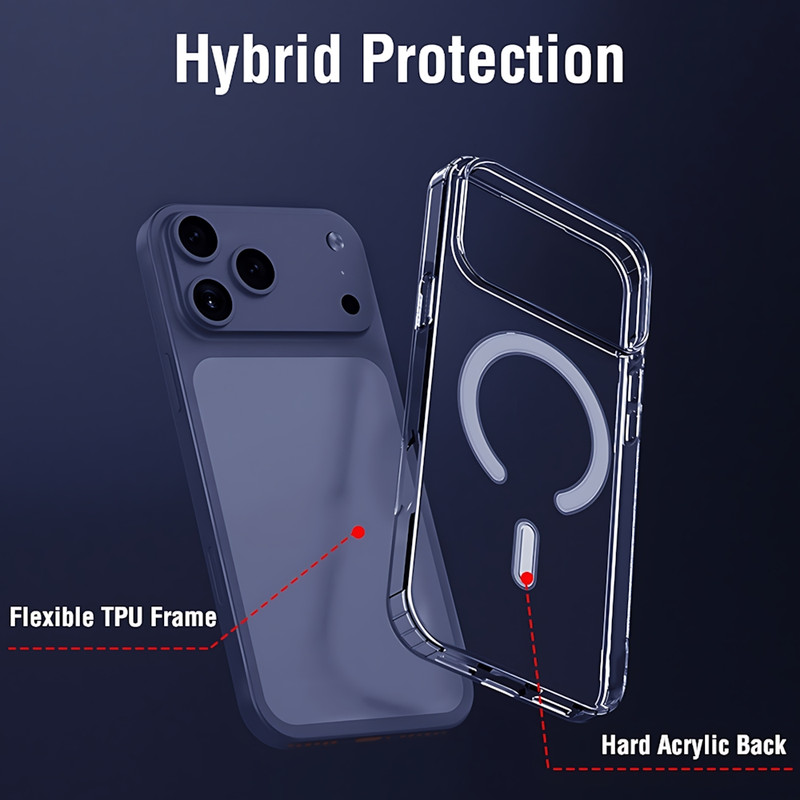کاور مک کوی مدل UNIQE مناسب برای گوشی موبایل اپل iPhone 17 Pro