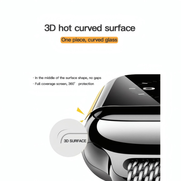 محافظ صفحه نمایش اسلیکتو مدل 3D Pro مناسب برای اپل واچ 46 میلی متری