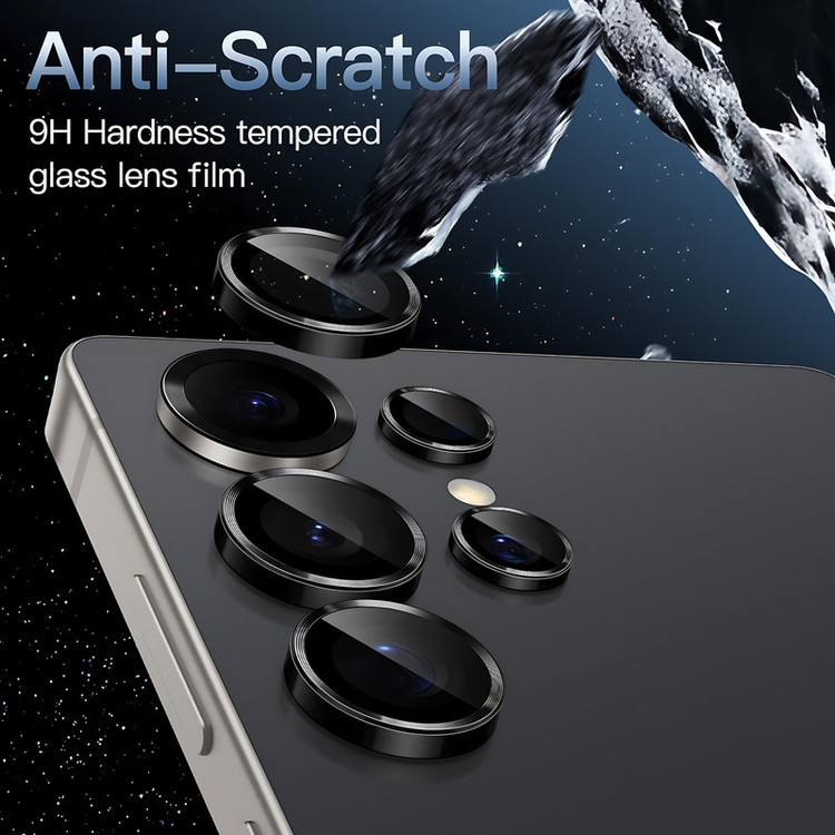 محافظ لنز دوربین چلیپا مدل Sapphire مناسب برای گوشی موبایل سامسونگ Galaxy S25 Ultra