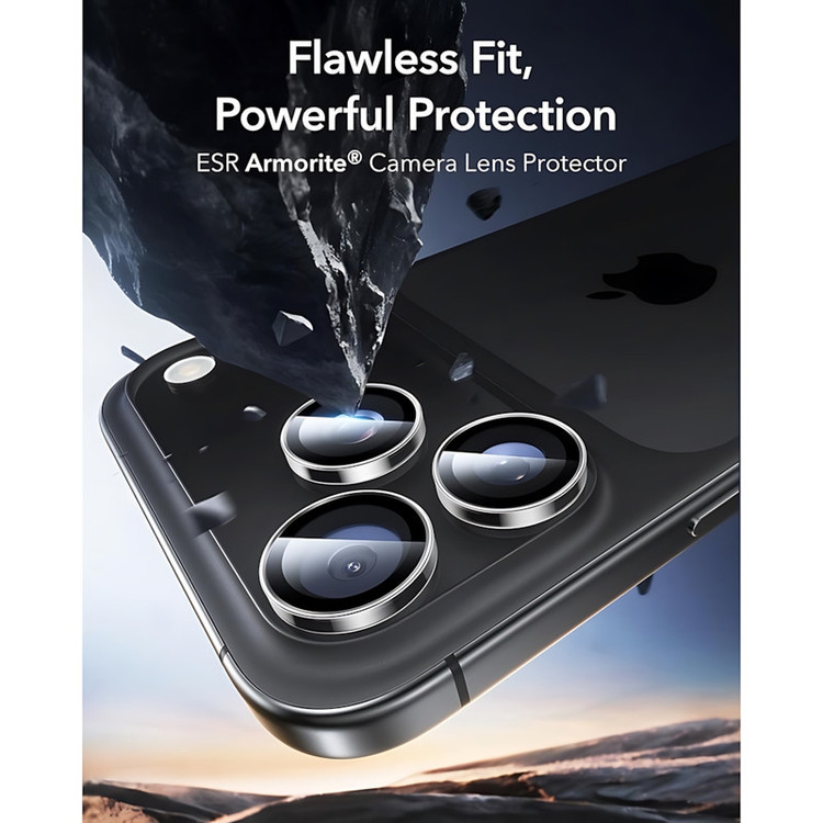 محافظ لنز دوربین شیشهای مدل Rex مناسب برای گوشی موبایل اپل iPhone 17 Pro