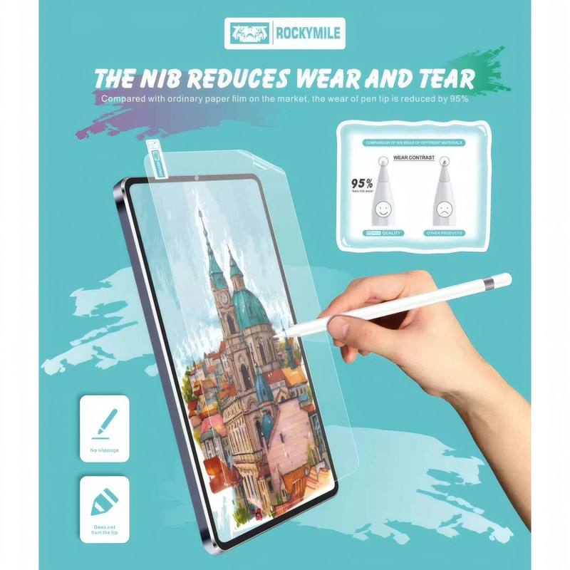 محافظ صفحه نمایش شیشه ای راکی مایل مدل TB مناسب برای تبلت اپل iPad Pro 10.5