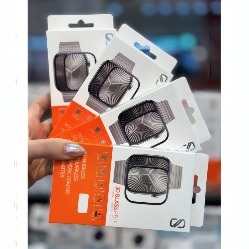 محافظ صفحه نمایش اسلیکتو مدل 3D Pro مناسب برای اپل واچ 44 میلی متری