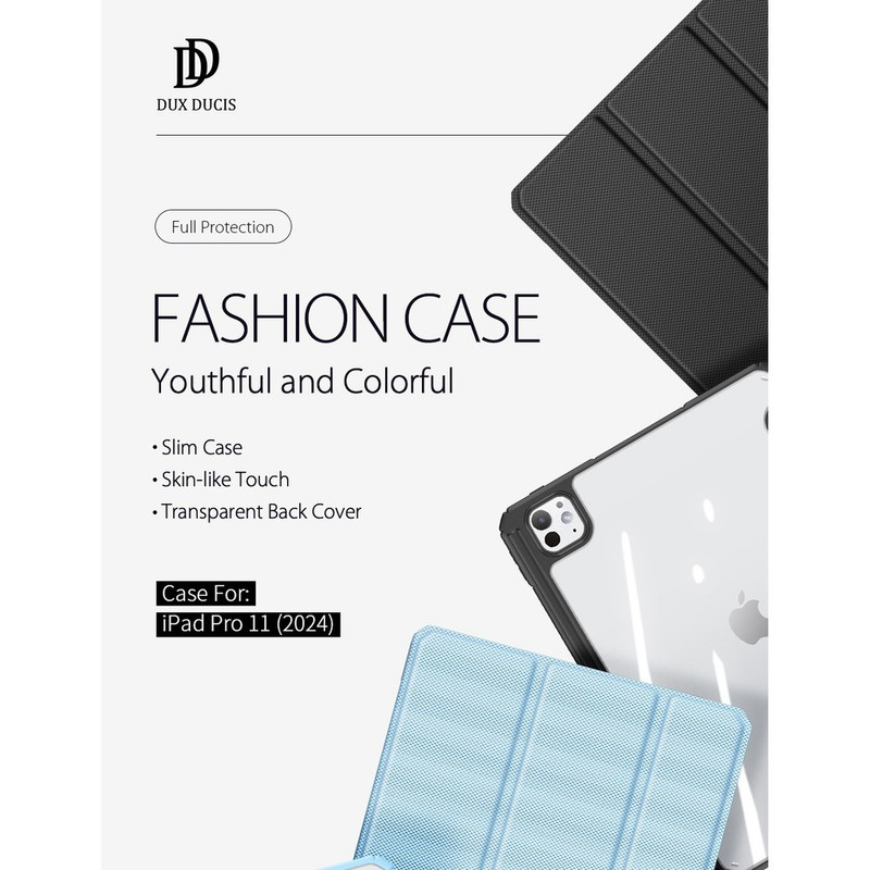 کیف کلاسوری دوکس دوکیس مدل Toby Flap مناسب برای تبلت اپل iPad Pro 11 (2024)