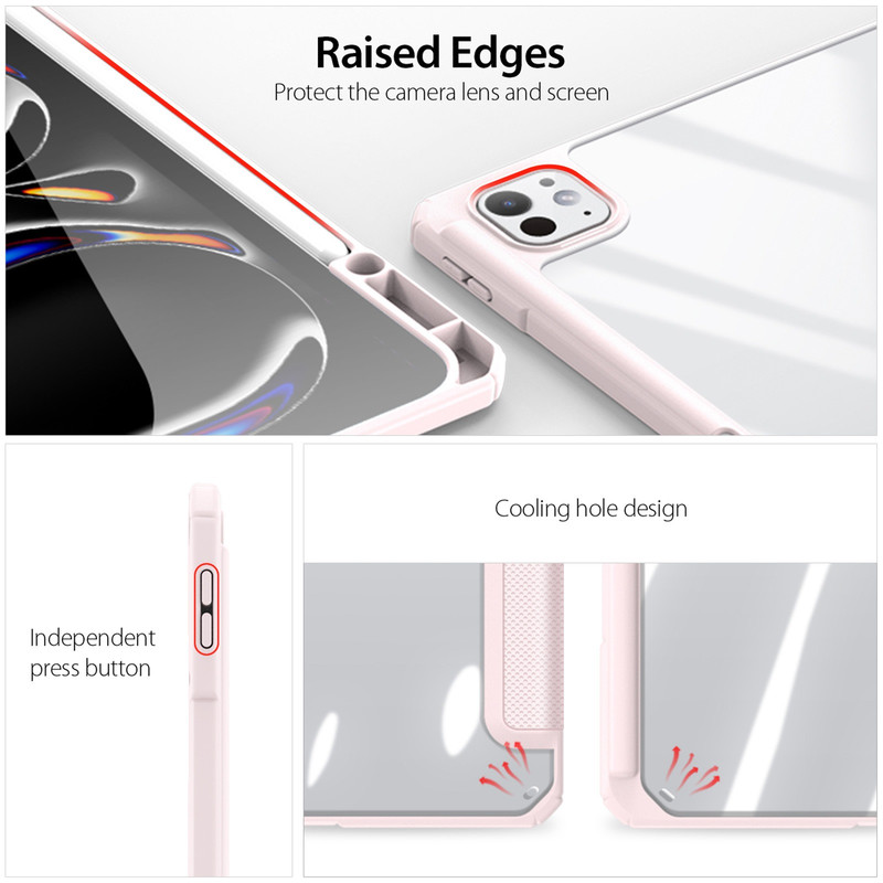 کیف کلاسوری دوکس دوکیس مدل Toby Flap مناسب برای تبلت اپل iPad Pro 13 (2024)