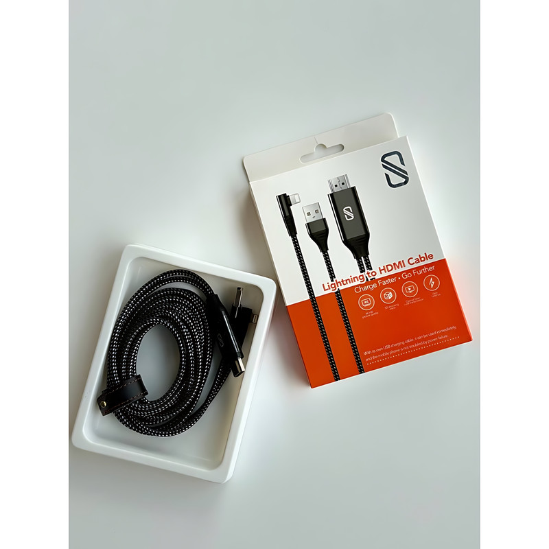 کابل تبدیل لایتنینگ به HDMI اسلیکتو مدل SHC-01 طول 2 متر