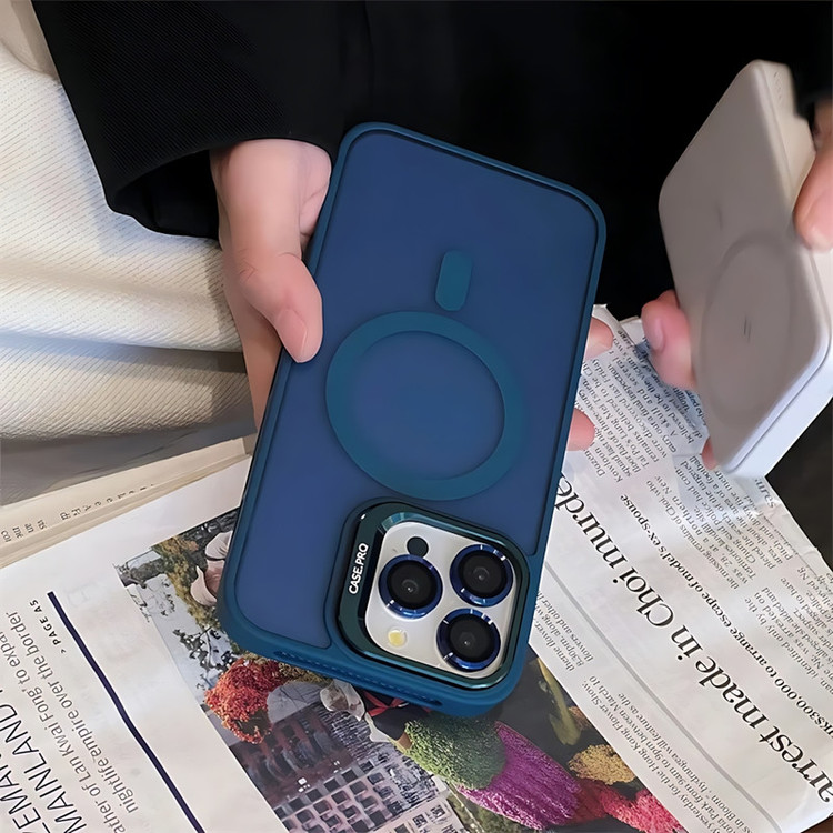 کاور مدل DarkHalo مناسب برای گوشی موبایل اپل iPhone 16 Pro Max به همراه محافظ لنز
