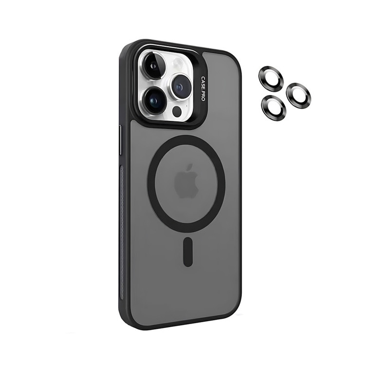 کاور مدل DarkHalo مناسب برای گوشی موبایل اپل iPhone 16 Pro Max به همراه محافظ لنز