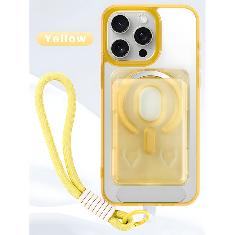 کاور مدل SpinStrap مناسب برای گوشی موبایل اپل iPhone 16 Pro Max به همراه بند و جاکارتی