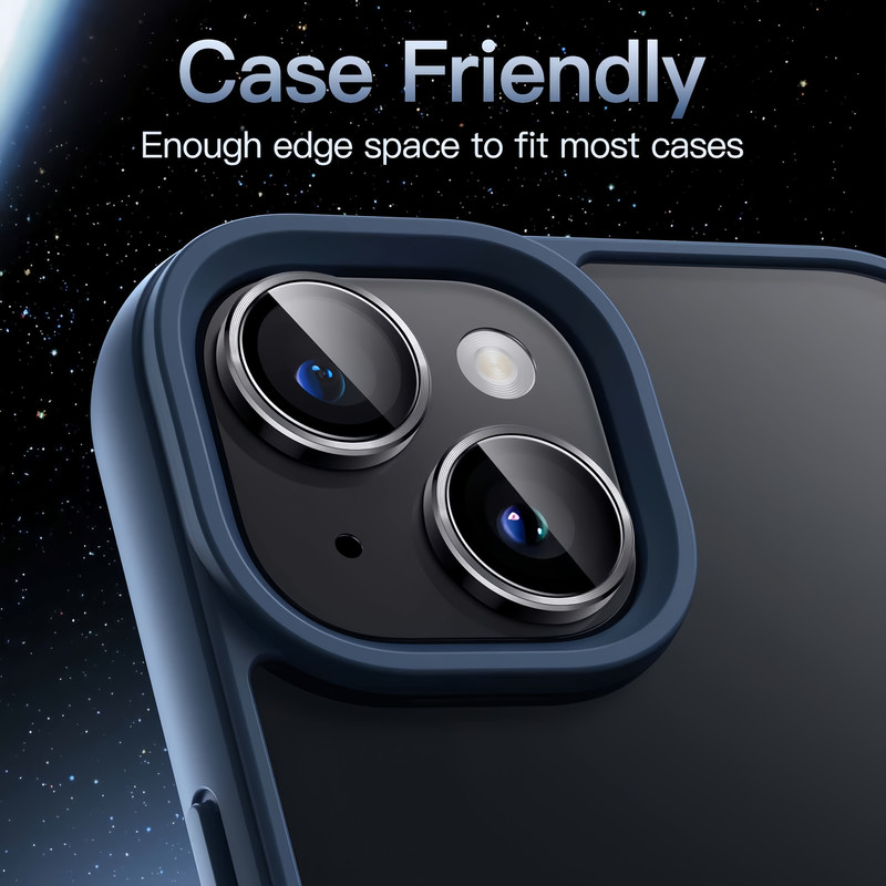 محافظ لنز دوربین شیشهای مک کوی مدل AF مناسب برای گوشی موبایل اپل iPhone 13