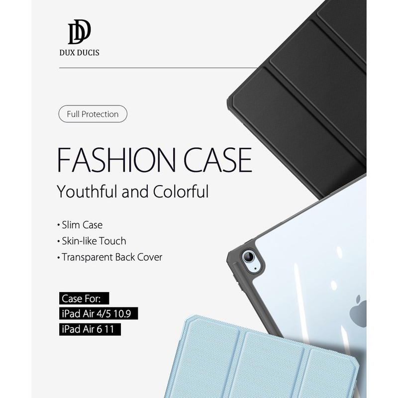کیف کلاسوری دوکس دوکیس مدل Toby Flap مناسب برای تبلت اپل iPad Air 6 11/Air 4/5 10.9