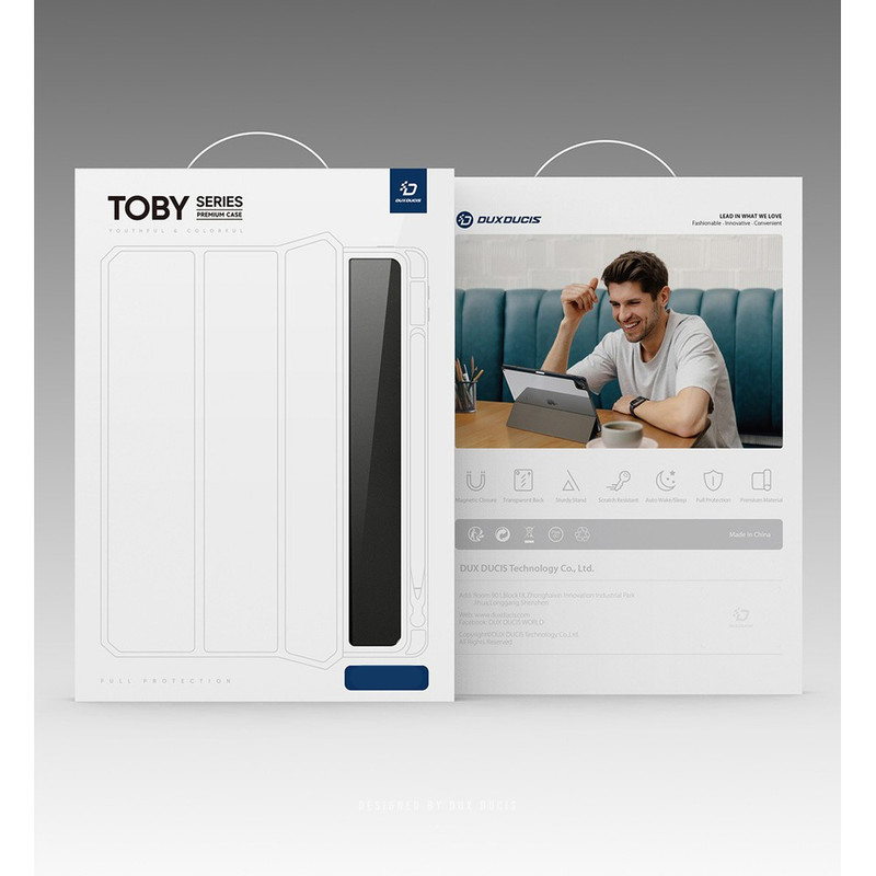 کیف کلاسوری دوکس دوکیس مدل Toby Flap مناسب برای تبلت اپل iPad Air 6 11/Air 4/5 10.9