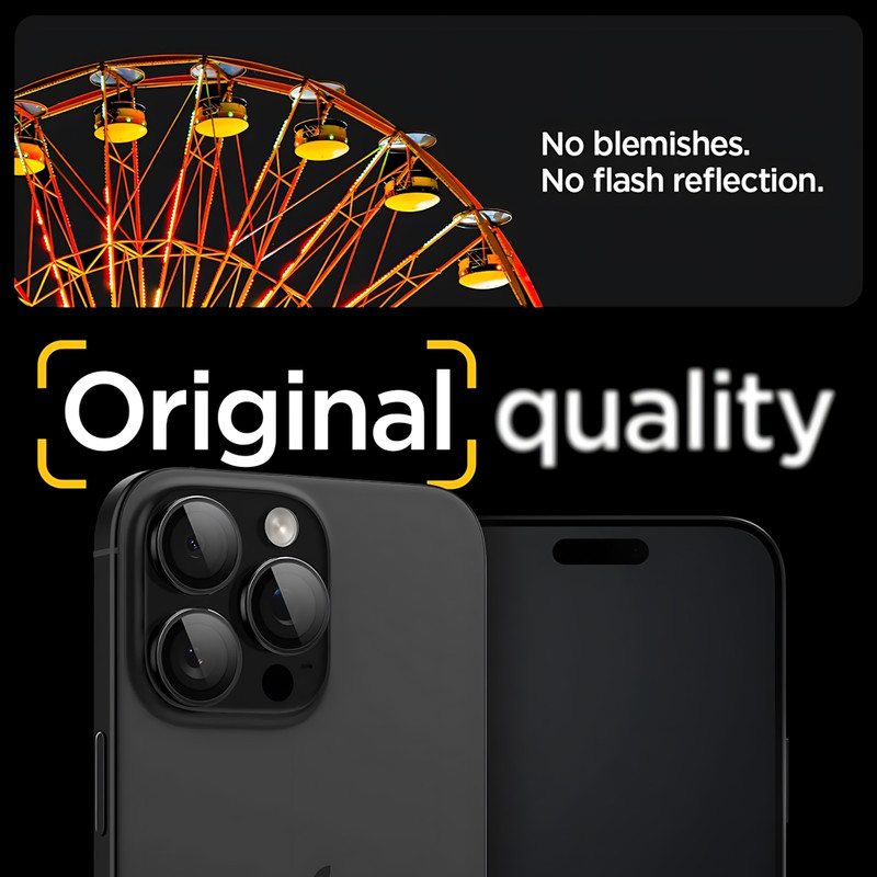 محافظ لنز دوربین شیشهای مک کوی مدل AF مناسب برای گوشی موبایل اپل iPhone 16 Pro Max