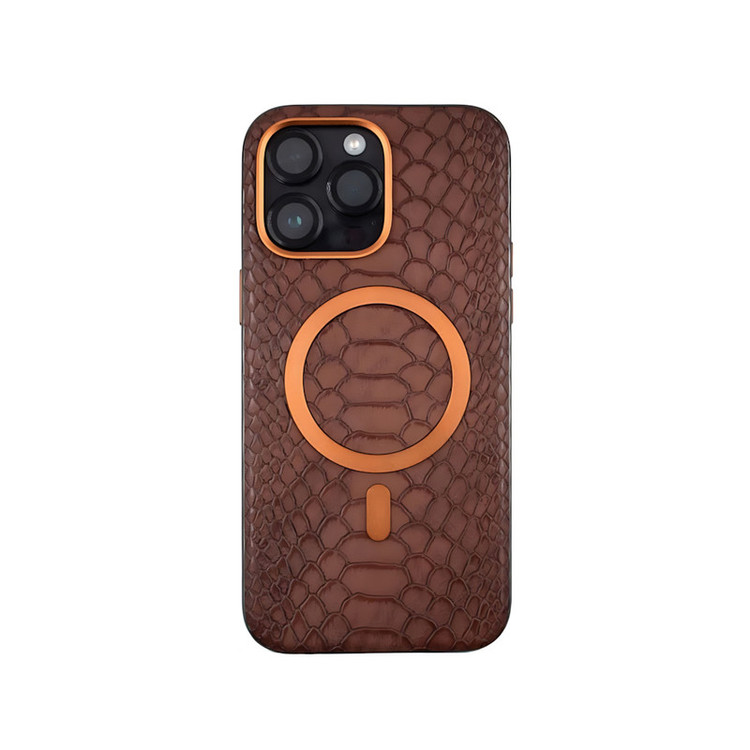 کاور مدل SnakeSkin مناسب برای گوشی موبایل اپل iPhone 15