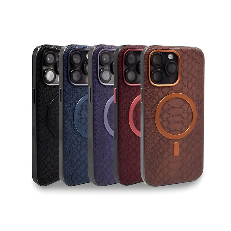 کاور مدل SnakeSkin مناسب برای گوشی موبایل اپل iPhone 15