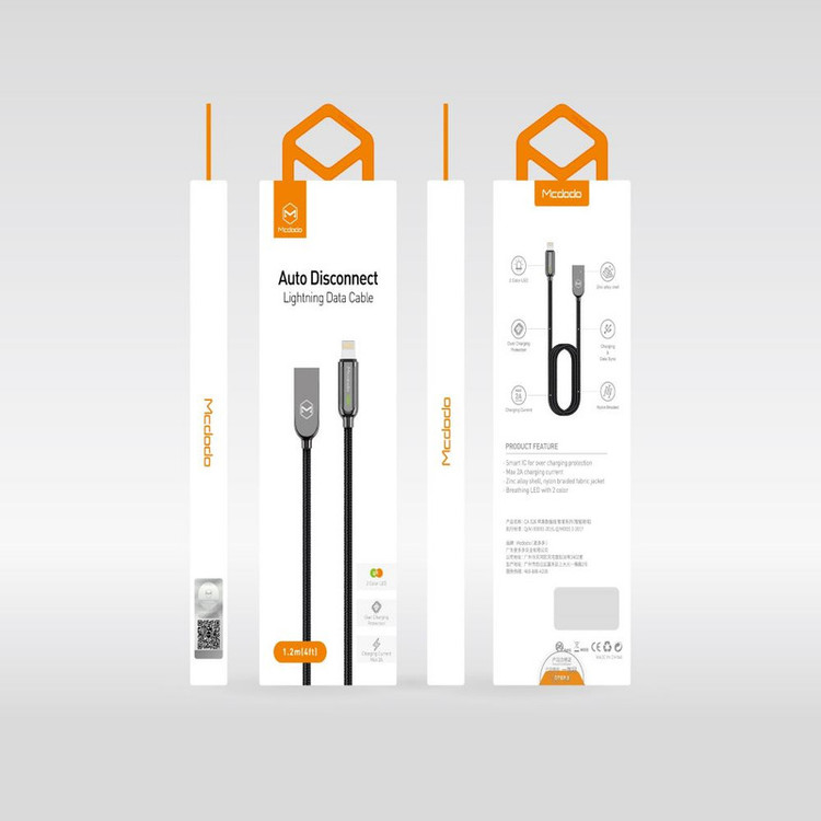 کابل تبدیل USB به لایتنینگ مک دودو مدل CA-5261 طول 1.2 متر