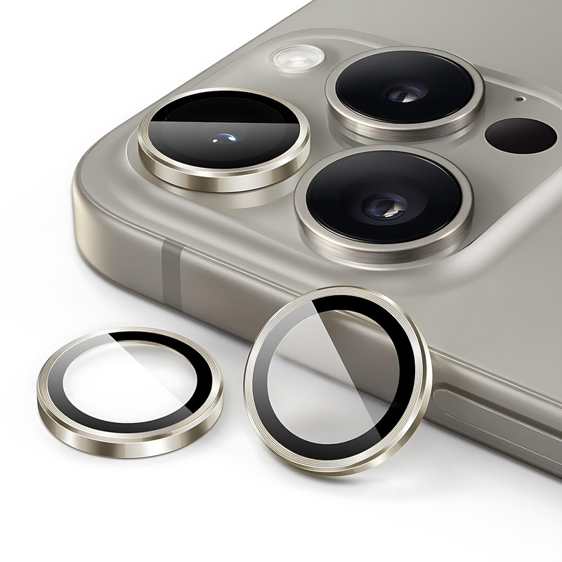 محافظ لنز دوربین شیشهای ایکس-لول مدل Spotlight مناسب برای گوشی موبایل اپل iPhone 16 Pro