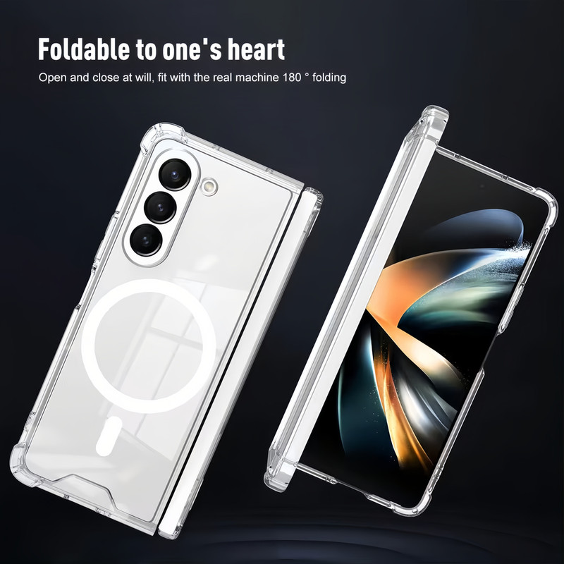 کاور مدل AntiShok-MagSafe مناسب برای گوشی موبایل سامسونگ Galaxy Z Fold 5